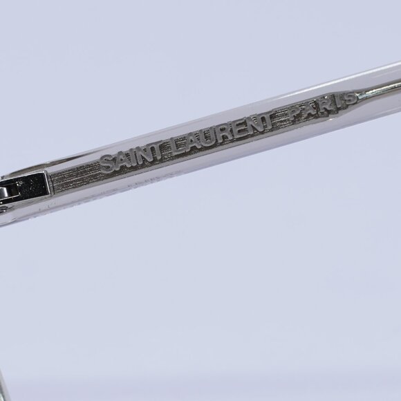 Saint Laurent SL670 003 Eyeglasses Transparent Beige 54mm Square Frame - Picture 10 of 12